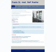Kleine Seitenvorschau von praxis-dr-kneller.de