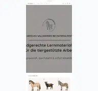 Kleine Seitenvorschau von materialpony.de