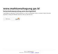 Kleine Seitenvorschau von mahkamahagung.go.id