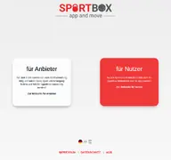 Kleine Seitenvorschau von sportbox.de