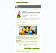 Kleine Seitenvorschau von gymnastikball-sitzball.de