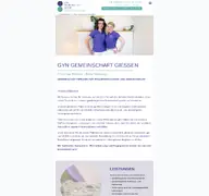 Kleine Seitenvorschau von gyn-gemeinschaft-giessen.de