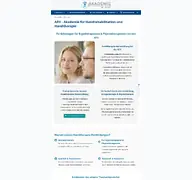 Kleine Seitenvorschau von handakademie.de