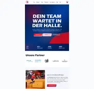Kleine Seitenvorschau von handamball.de