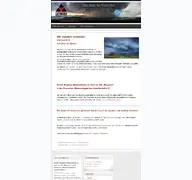 Kleine Seitenvorschau von skywarn.de