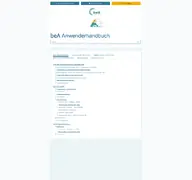 Kleine Seitenvorschau von handbuch.bea-brak.de
