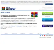 Kleine Seitenvorschau von win-rar.com