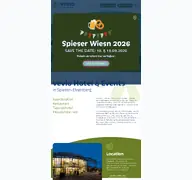 Kleine Seitenvorschau von vevio-hotel-events.de
