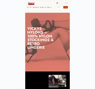 Kleine Seitenvorschau von vickys-nylons.de