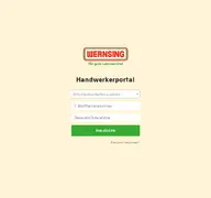 Kleine Seitenvorschau von handwerkerportal.wernsing.de