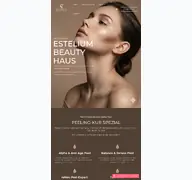 Kleine Seitenvorschau von esteliumbeautyhaus.de