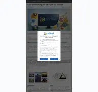 Kleine Seitenvorschau von andinet.de