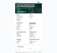 Kleine Seitenvorschau von evek.de