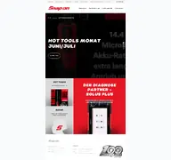 Kleine Seitenvorschau von snapon.de