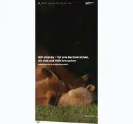 Kleine Seitenvorschau von wildtiernahberlin.de