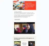 Kleine Seitenvorschau von cuisinesansfrontieres.ch