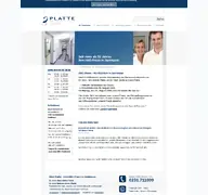 Kleine Seitenvorschau von hno-platte.de