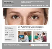Kleine Seitenvorschau von augenarztwegberg.de