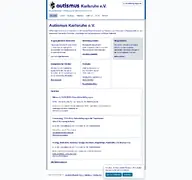 Kleine Seitenvorschau von autismus-karlsruhe.de
