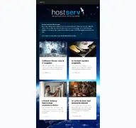 Kleine Seitenvorschau von hostserv.eu
