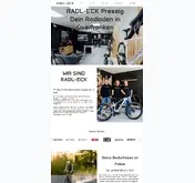 Kleine Seitenvorschau von radleck-pressig.de