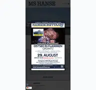 Kleine Seitenvorschau von hanse-travemuende.de