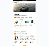Kleine Seitenvorschau von angeln-shop.de