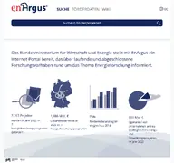 Kleine Seitenvorschau von enargus.de
