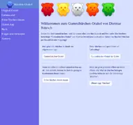 Kleine Seitenvorschau von gummibaerchen-orakel.ch