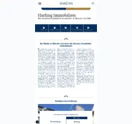 Kleine Seitenvorschau von harling-immobilien.de