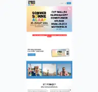 Kleine Seitenvorschau von sommersonnealaaf.de