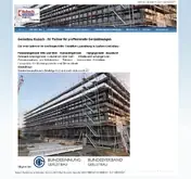 Kleine Seitenvorschau von geruestbau-kubach.de