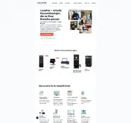 Kleine Seitenvorschau von locafox.de