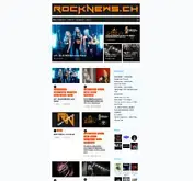 Kleine Seitenvorschau von rocknews.ch