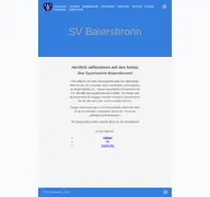 Kleine Seitenvorschau von sv-baiersbronn.de