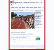 Kleine Seitenvorschau von sv-grosshansdorf.de