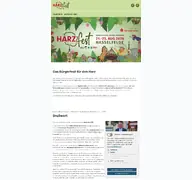 Kleine Seitenvorschau von harz-fest.de