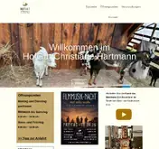Kleine Seitenvorschau von hofgut-hartmann.de