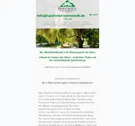 Kleine Seitenvorschau von harzhotel-warnstedt.de