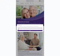Kleine Seitenvorschau von nutricia.de