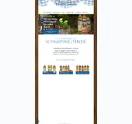 Kleine Seitenvorschau von schnapswelten.de