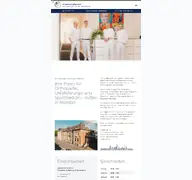 Kleine Seitenvorschau von orthopaeden-muenster.de