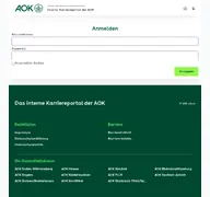 Kleine Seitenvorschau von stellenmarkt-intern.aok.de