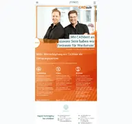 Kleine Seitenvorschau von caddent.de