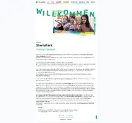 Kleine Seitenvorschau von sternipark.de