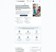 Kleine Seitenvorschau von vg-pflegebox.de