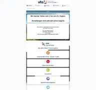 Kleine Seitenvorschau von vhs-lindenberg.de