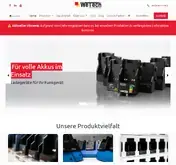 Kleine Seitenvorschau von wetech.de