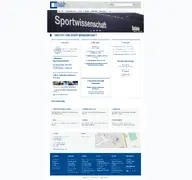 Kleine Seitenvorschau von sportwissenschaft.uni-wuerzburg.de