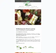 Kleine Seitenvorschau von wieser-catering.de